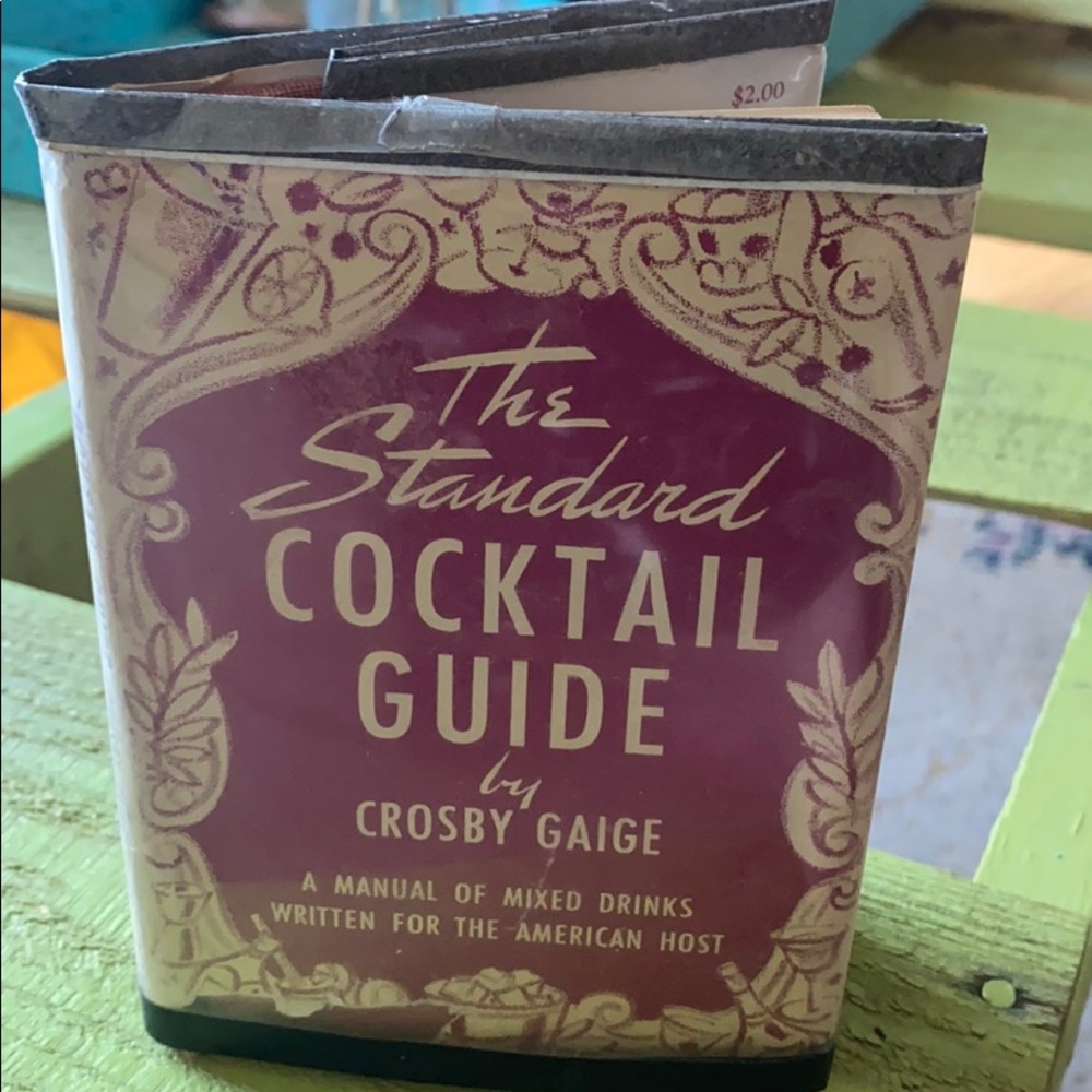 1944 Vintage The Standard Cocktail Guide